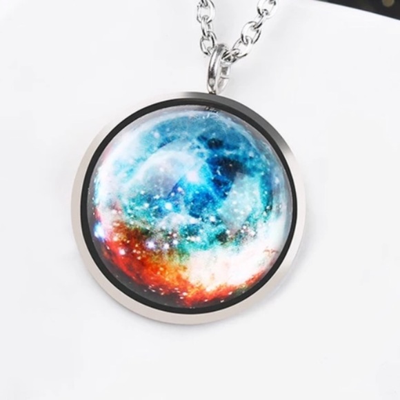 ❤️Starry sky glow in the dark glass cobachon - Picture 2 of 2